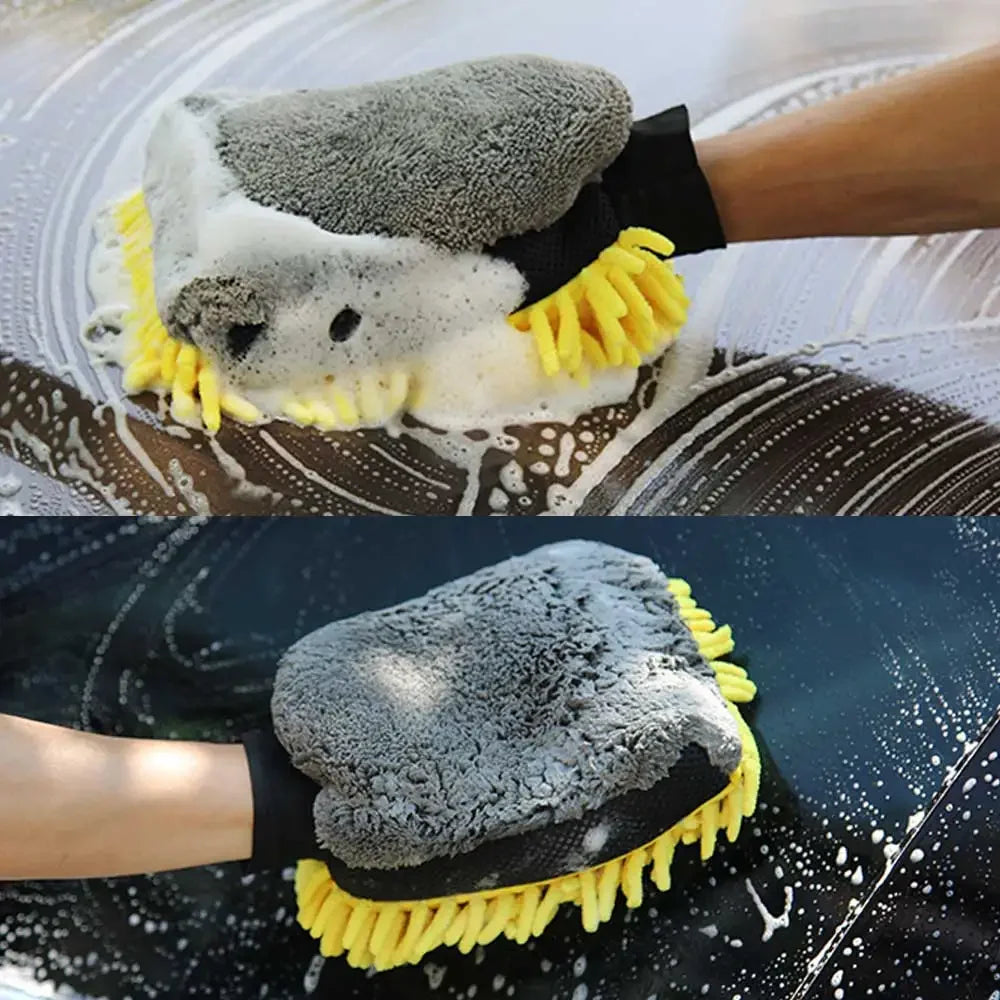 Car Detailing Brush Glove