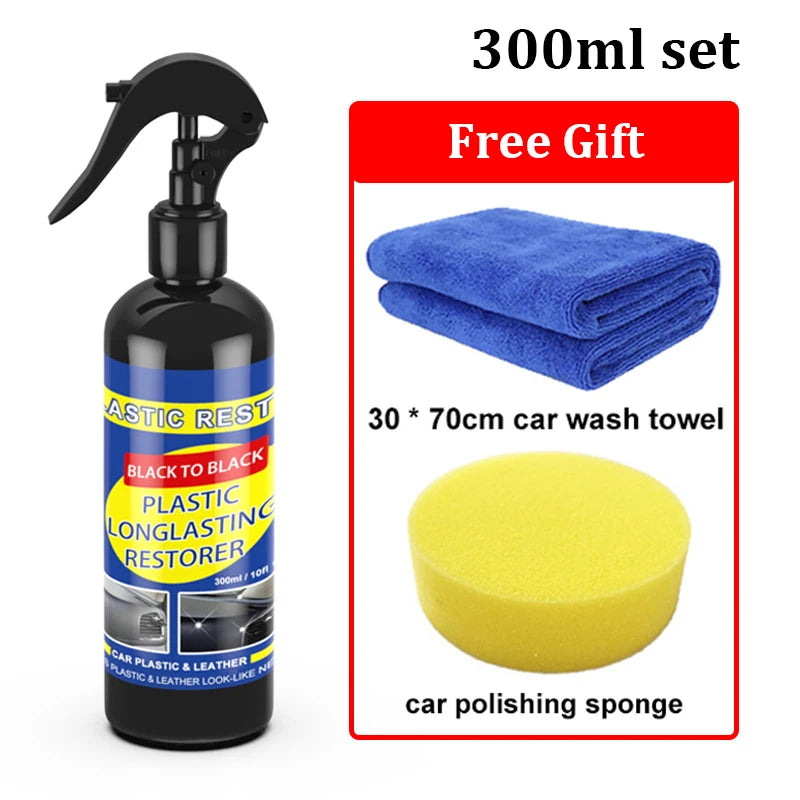 Car Detailing Back To Black Plastic Restorer