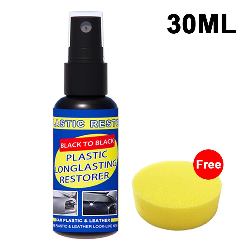 Car Detailing Back To Black Plastic Restorer